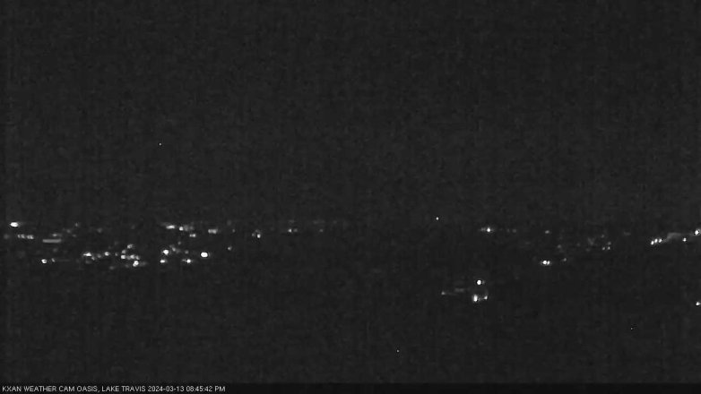 Lake Travis webcam, March 13, 2024 8:45 PM CT