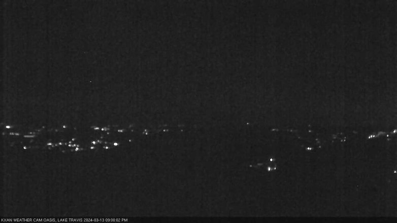 Lake Travis webcam, March 13, 2024 9:00 PM CT