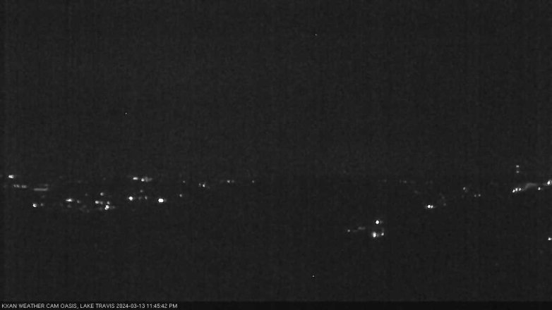 Lake Travis webcam, March 13, 2024 11:45 PM CT