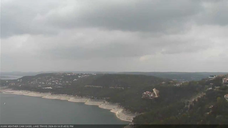 Lake Travis webcam, March 14, 2024 1:45 PM CT