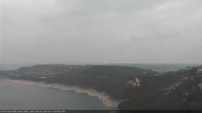 Lake Travis webcam, March 14, 2024 4:45 PM CT