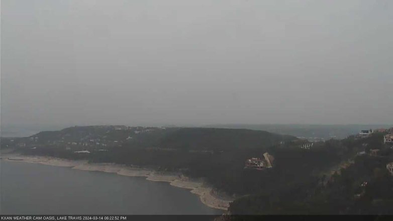 Lake Travis webcam, March 14, 2024 6:25 PM CT