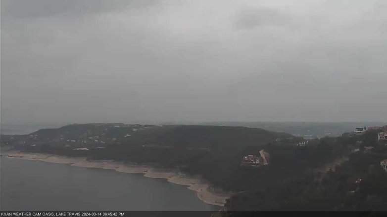 Lake Travis webcam, March 14, 2024 6:45 PM CT
