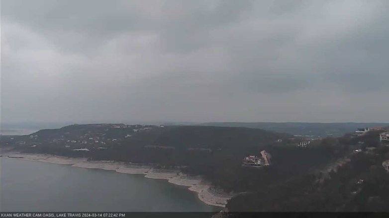 Lake Travis webcam, March 14, 2024 7:25 PM CT