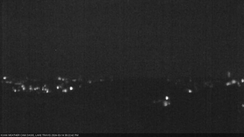 Lake Travis webcam, March 14, 2024 8:25 PM CT