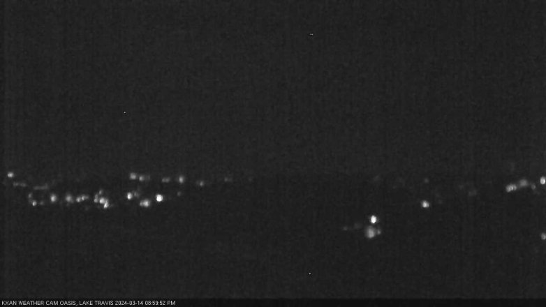 Lake Travis webcam, March 14, 2024 9:00 PM CT