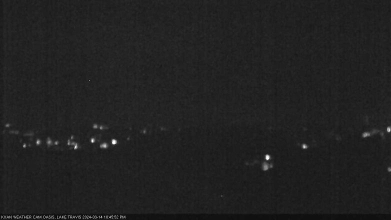 Lake Travis webcam, March 14, 2024 10:45 PM CT