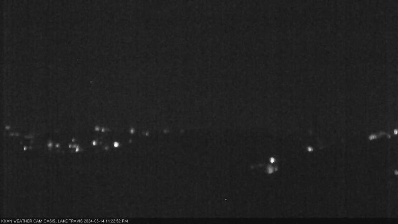 Lake Travis webcam, March 14, 2024 11:25 PM CT