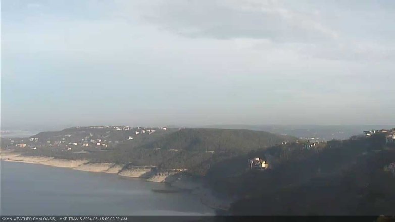 Lake Travis webcam, March 15, 2024 9:00 AM CT