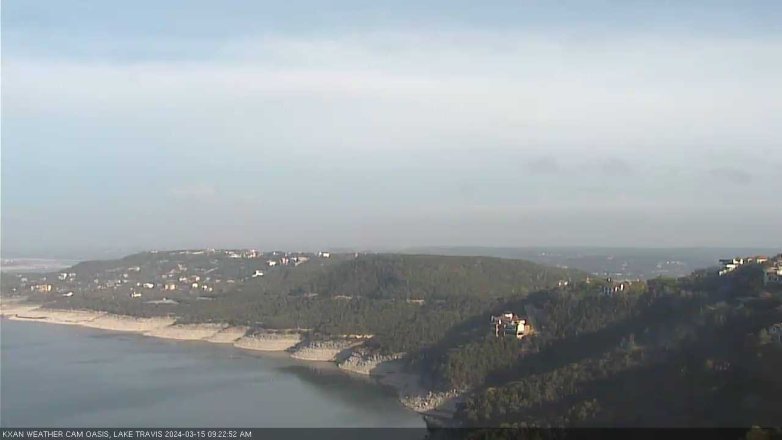 Lake Travis webcam, March 15, 2024 9:25 AM CT