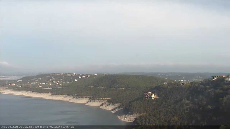 Lake Travis webcam, March 15, 2024 9:45 AM CT