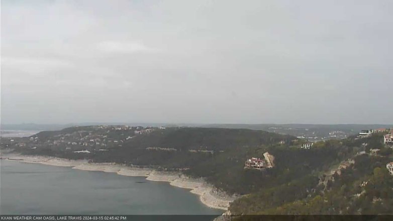 Lake Travis webcam, March 15, 2024 2:45 PM CT