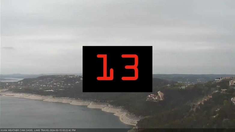 Lake Travis webcam, March 15, 2024 3:25 PM CT