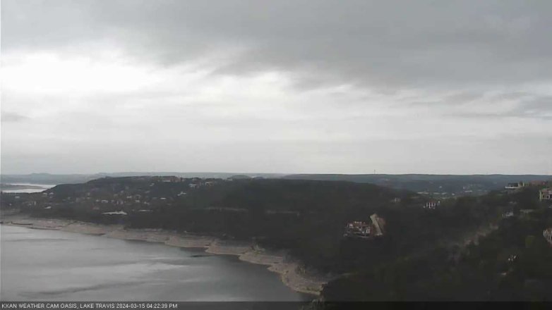 Lake Travis webcam, March 15, 2024 4:25 PM CT