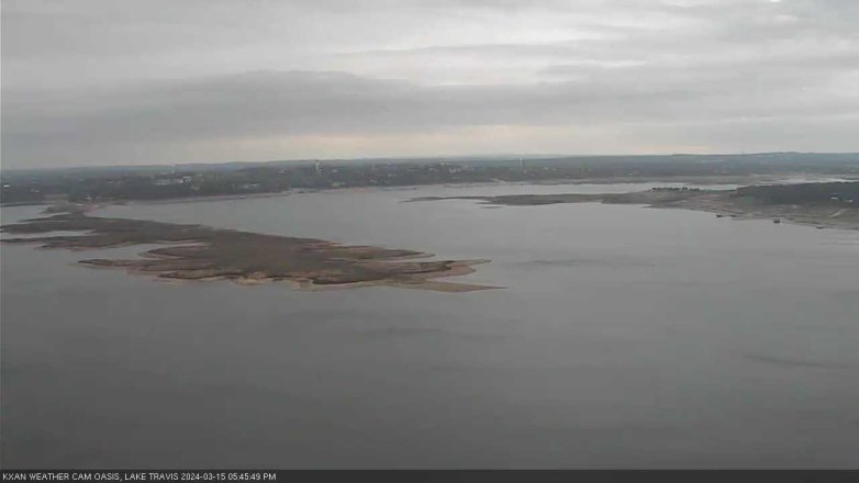 Lake Travis webcam, March 15, 2024 5:45 PM CT