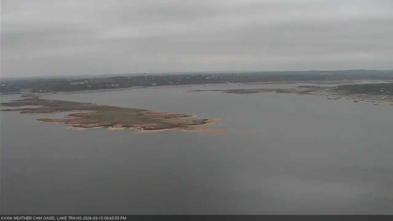Lake Travis webcam, March 15, 2024 6:45 PM CT