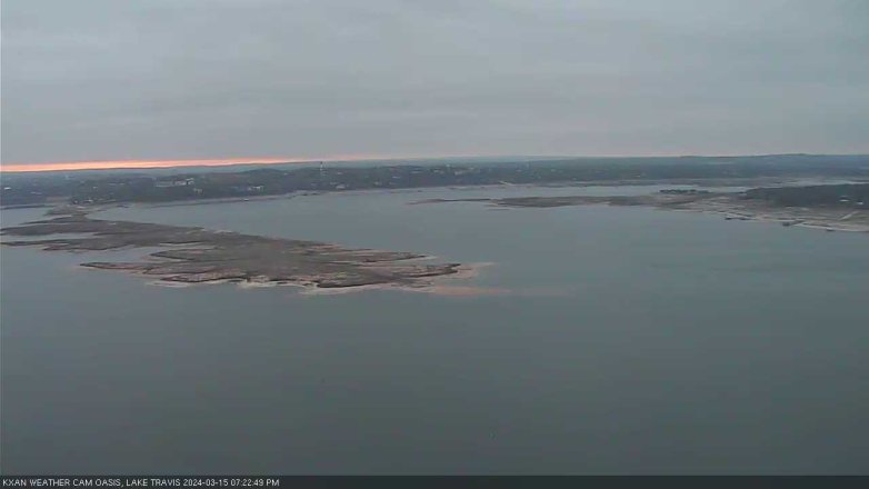 Lake Travis webcam, March 15, 2024 7:25 PM CT