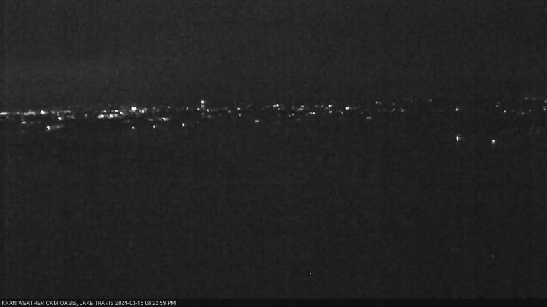 Lake Travis webcam, March 15, 2024 8:25 PM CT
