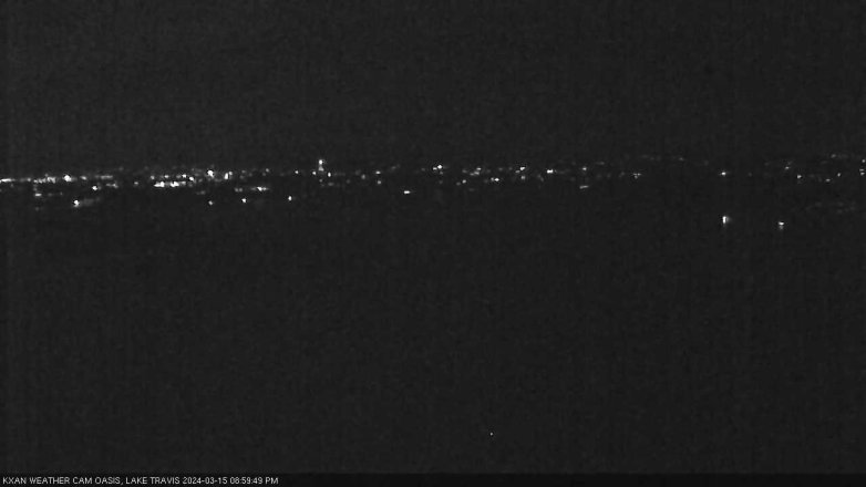 Lake Travis webcam, March 15, 2024 9:00 PM CT