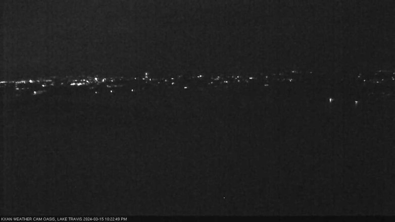 Lake Travis webcam, March 15, 2024 10:25 PM CT