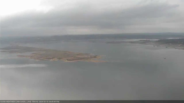 Lake Travis webcam, March 16, 2024 4:45 PM CT