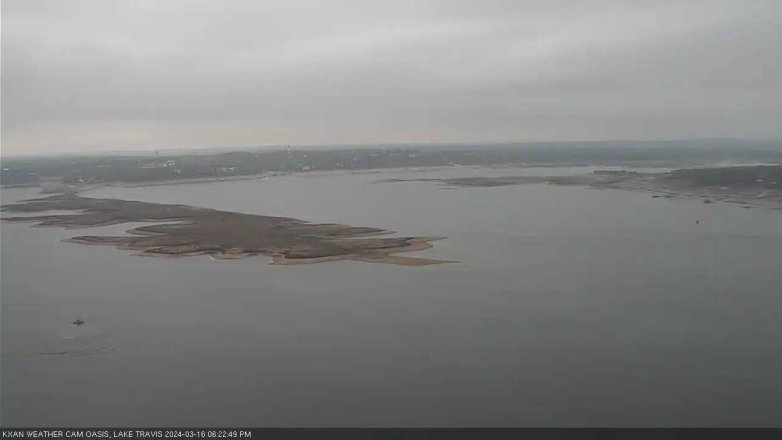Lake Travis webcam, March 16, 2024 6:25 PM CT