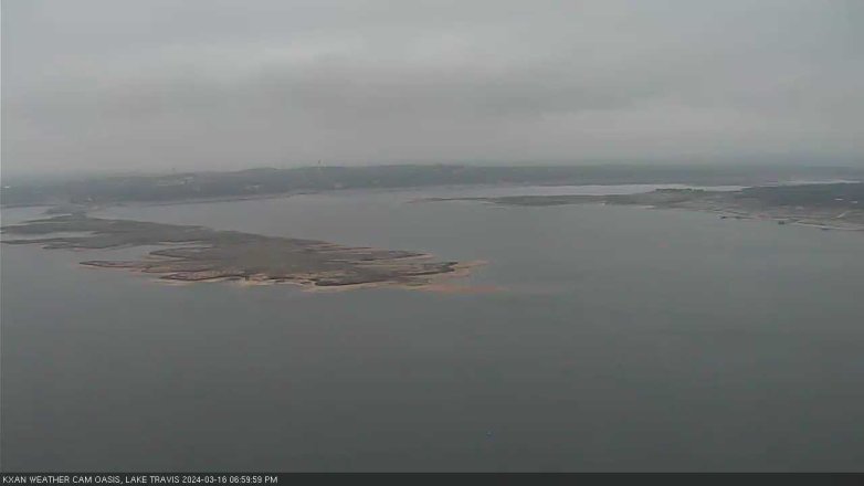 Lake Travis webcam, March 16, 2024 7:00 PM CT