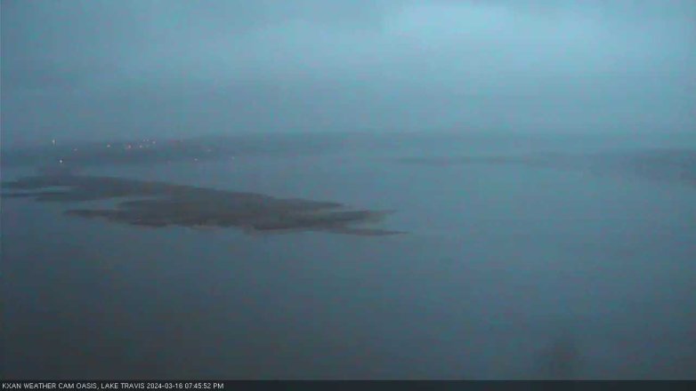 Lake Travis webcam, March 16, 2024 7:45 PM CT