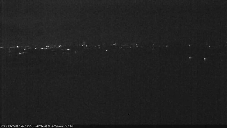 Lake Travis webcam, March 16, 2024 8:25 PM CT