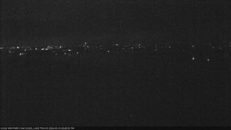 Lake Travis webcam, March 16, 2024 8:45 PM CT