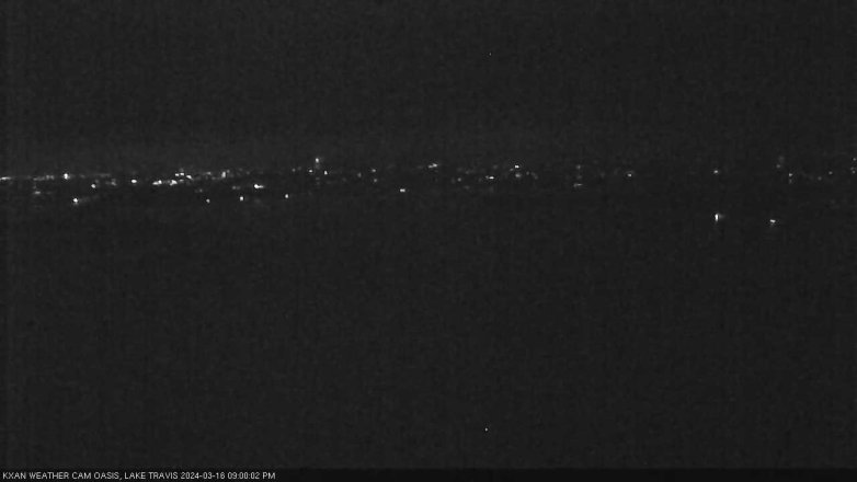 Lake Travis webcam, March 16, 2024 9:00 PM CT