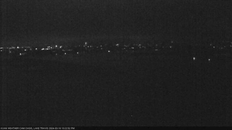 Lake Travis webcam, March 16, 2024 10:25 PM CT