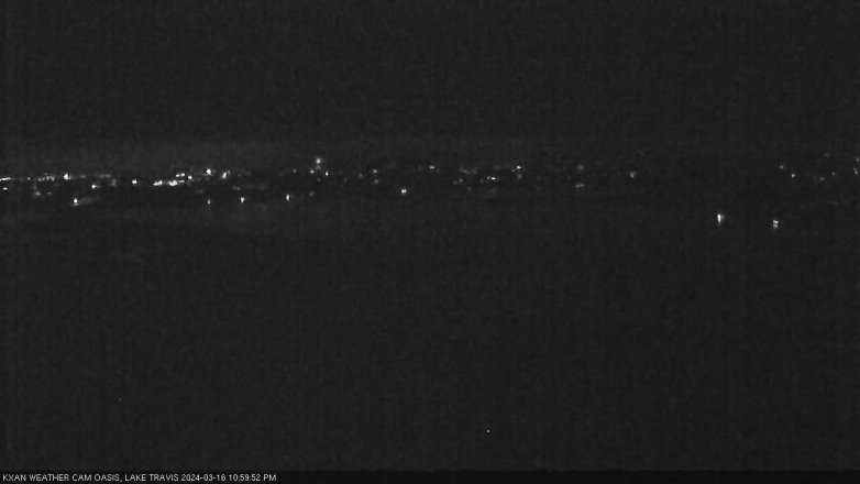 Lake Travis webcam, March 16, 2024 11:00 PM CT