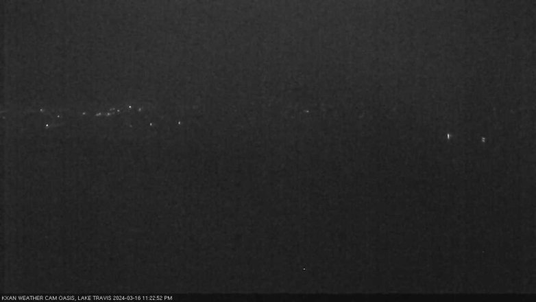 Lake Travis webcam, March 16, 2024 11:25 PM CT