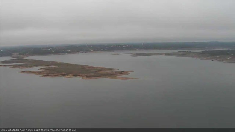 Lake Travis webcam, March 17, 2024 9:00 AM CT