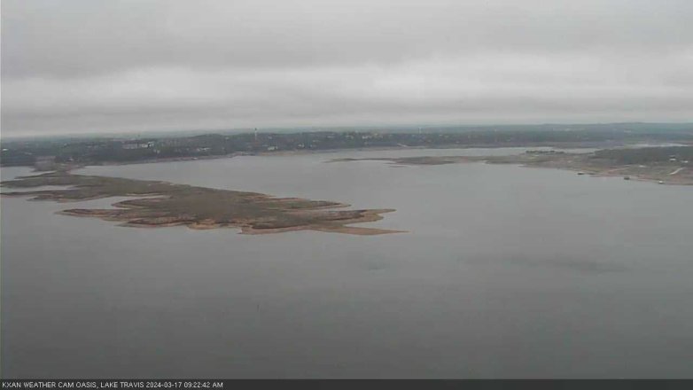 Lake Travis webcam, March 17, 2024 9:25 AM CT