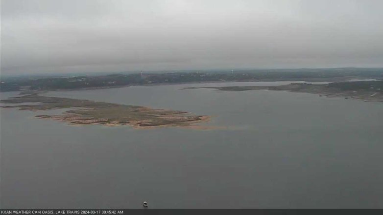 Lake Travis webcam, March 17, 2024 9:45 AM CT