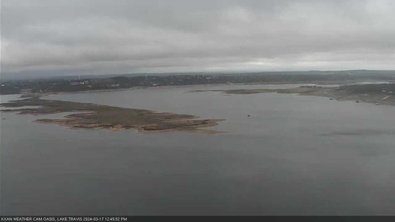 Lake Travis webcam, March 17, 2024 12:45 PM CT