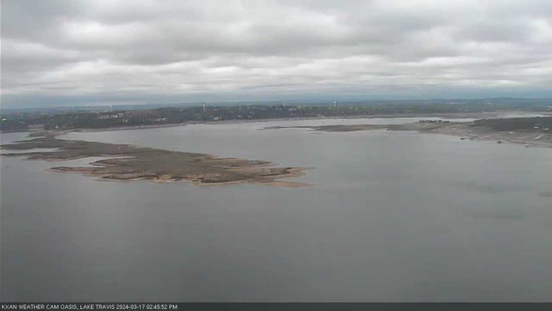 Lake Travis webcam, March 17, 2024 2:45 PM CT