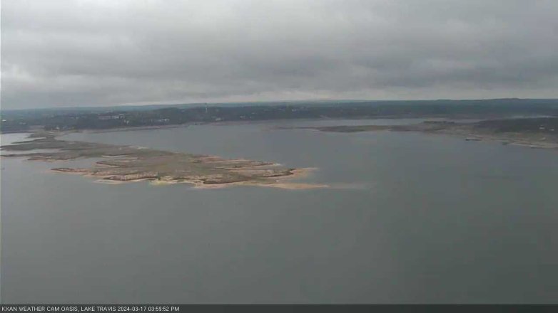 Lake Travis webcam, March 17, 2024 4:00 PM CT