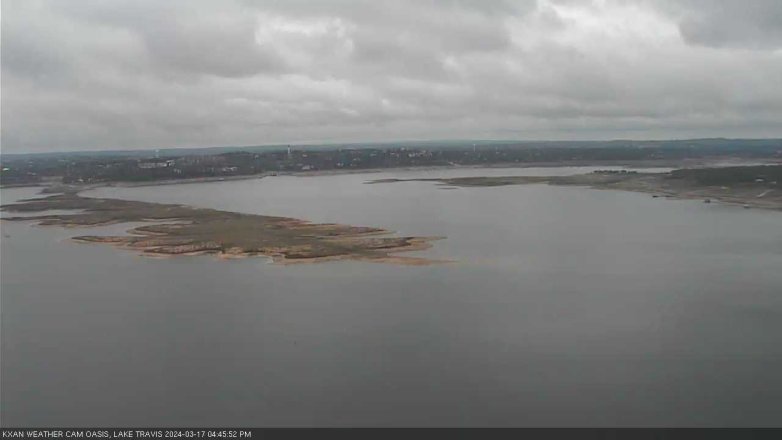 Lake Travis webcam, March 17, 2024 4:45 PM CT
