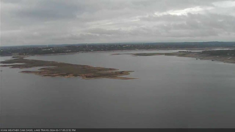 Lake Travis webcam, March 17, 2024 5:25 PM CT