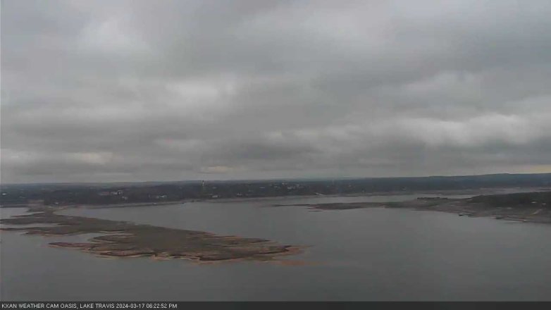 Lake Travis webcam, March 17, 2024 6:25 PM CT