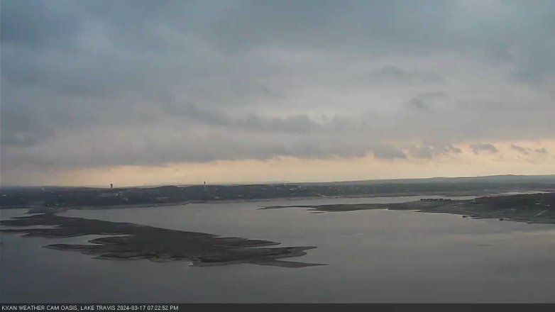 Lake Travis webcam, March 17, 2024 7:25 PM CT