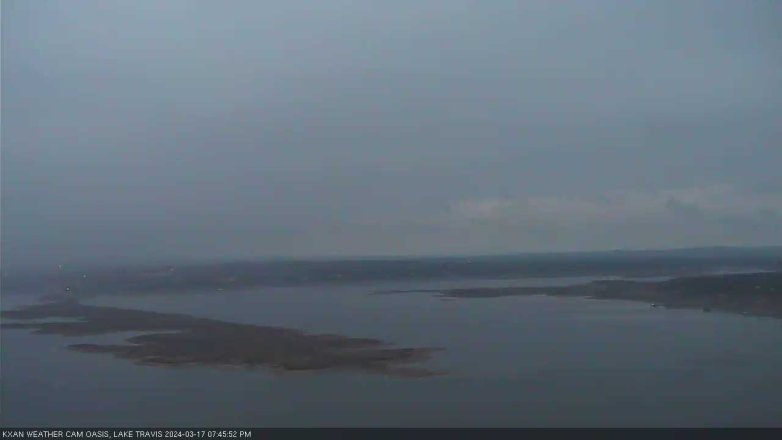 Lake Travis webcam, March 17, 2024 7:45 PM CT