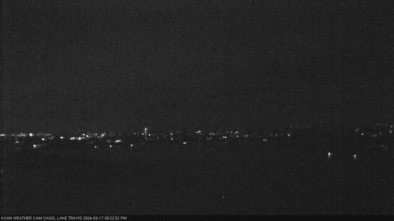 Lake Travis webcam, March 17, 2024 8:25 PM CT