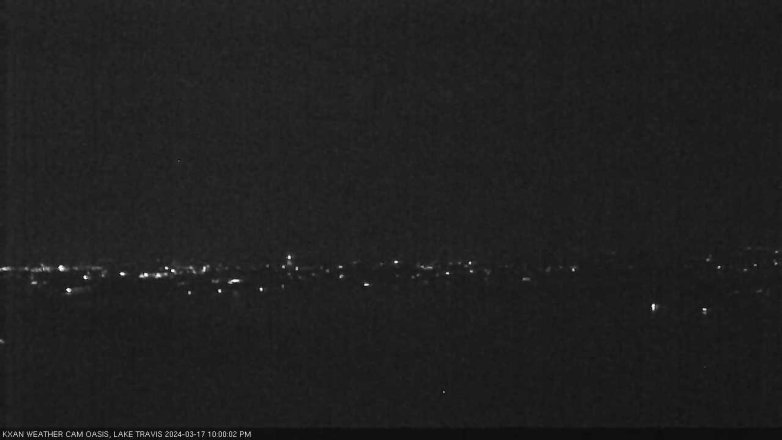 Lake Travis webcam, March 17, 2024 10:00 PM CT