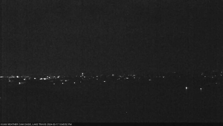 Lake Travis webcam, March 17, 2024 10:45 PM CT