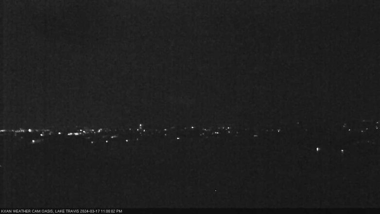 Lake Travis webcam, March 17, 2024 11:00 PM CT