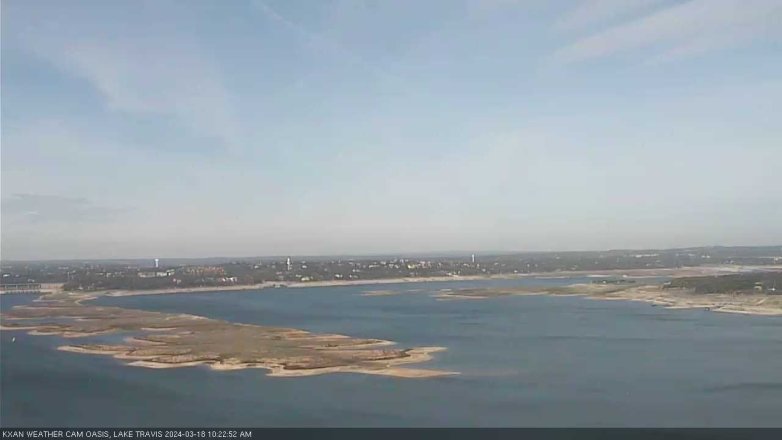 Lake Travis webcam, March 18, 2024 10:25 AM CT